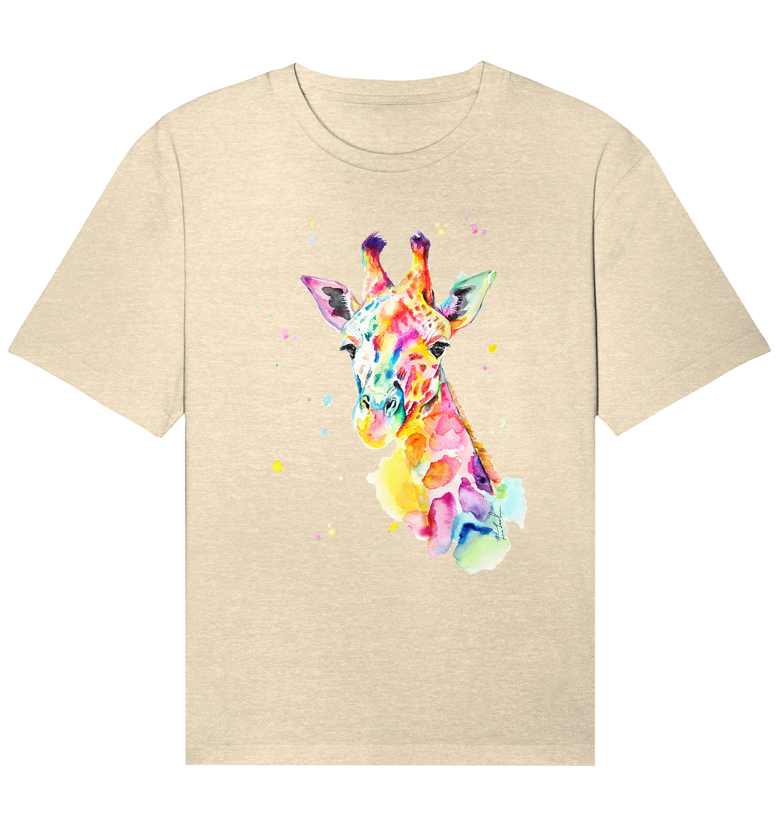 Bunte Giraffe - Organic Relaxed Shirt