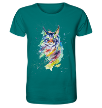 Lade das Bild in den Galerie-Viewer, Bunte Katze - Organic Shirt
