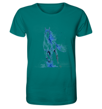 Lade das Bild in den Galerie-Viewer, Blaues Einhorn - Organic Shirt
