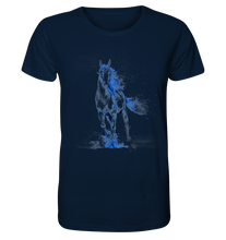 Lade das Bild in den Galerie-Viewer, Blaues Einhorn - Organic Shirt
