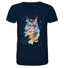 Lade das Bild in den Galerie-Viewer, Bunte Katze - Organic Shirt
