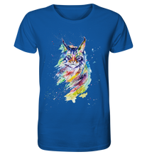 Lade das Bild in den Galerie-Viewer, Bunte Katze - Organic Shirt
