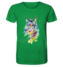 Lade das Bild in den Galerie-Viewer, Bunte Katze - Organic Shirt
