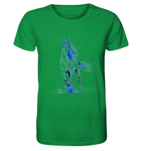 Lade das Bild in den Galerie-Viewer, Blaues Einhorn - Organic Shirt
