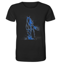 Lade das Bild in den Galerie-Viewer, Blaues Einhorn - Organic Shirt
