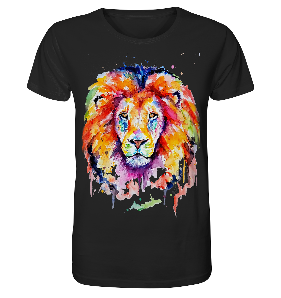Bunter Löwe - Organic Shirt