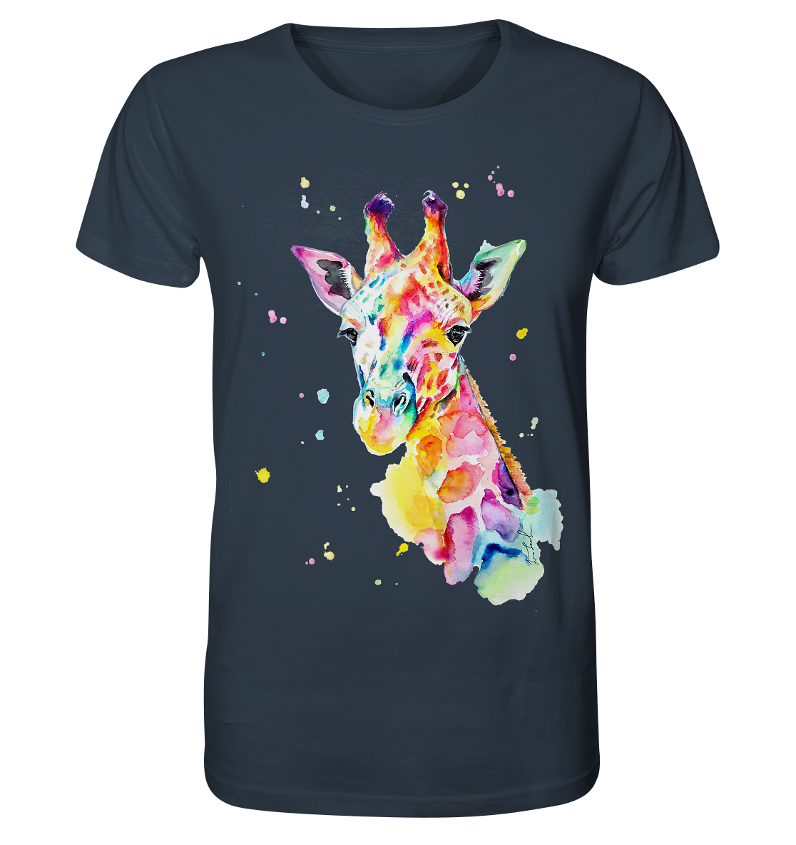 Bunte Giraffe - Organic Shirt