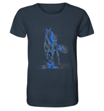 Lade das Bild in den Galerie-Viewer, Blaues Einhorn - Organic Shirt
