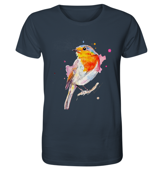 Buntes Rotkehlchen - Organic Shirt