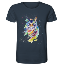 Lade das Bild in den Galerie-Viewer, Bunte Katze - Organic Shirt
