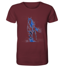 Lade das Bild in den Galerie-Viewer, Blaues Einhorn - Organic Shirt
