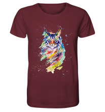 Lade das Bild in den Galerie-Viewer, Bunte Katze - Organic Shirt
