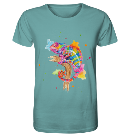 Buntes Chamäleon  - Organic Shirt