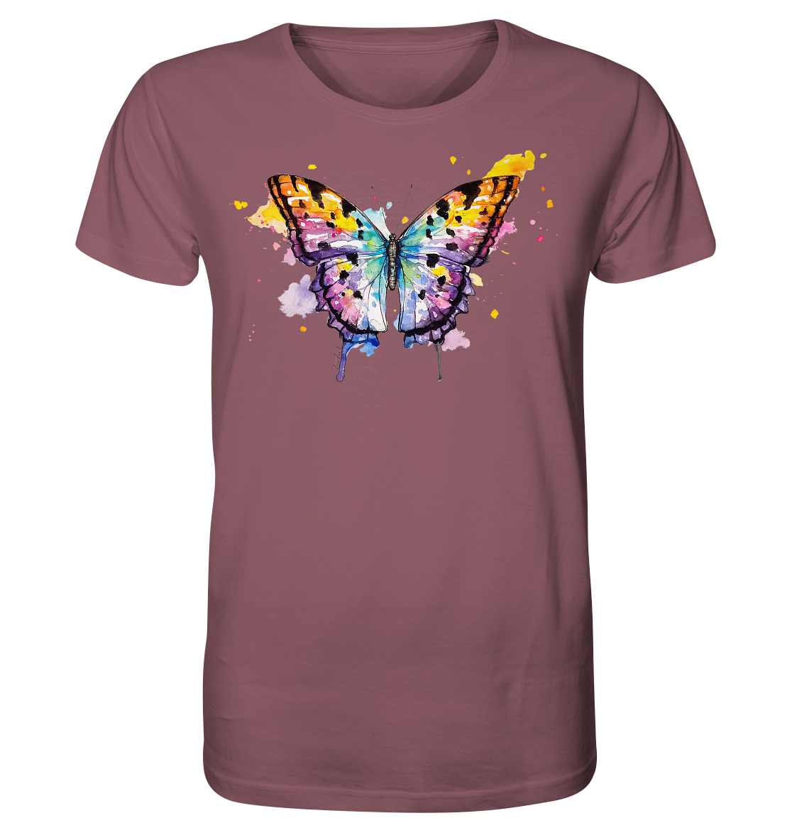 Bunter Schmetterling - Organic Shirt