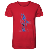 Lade das Bild in den Galerie-Viewer, Blaues Einhorn - Organic Shirt
