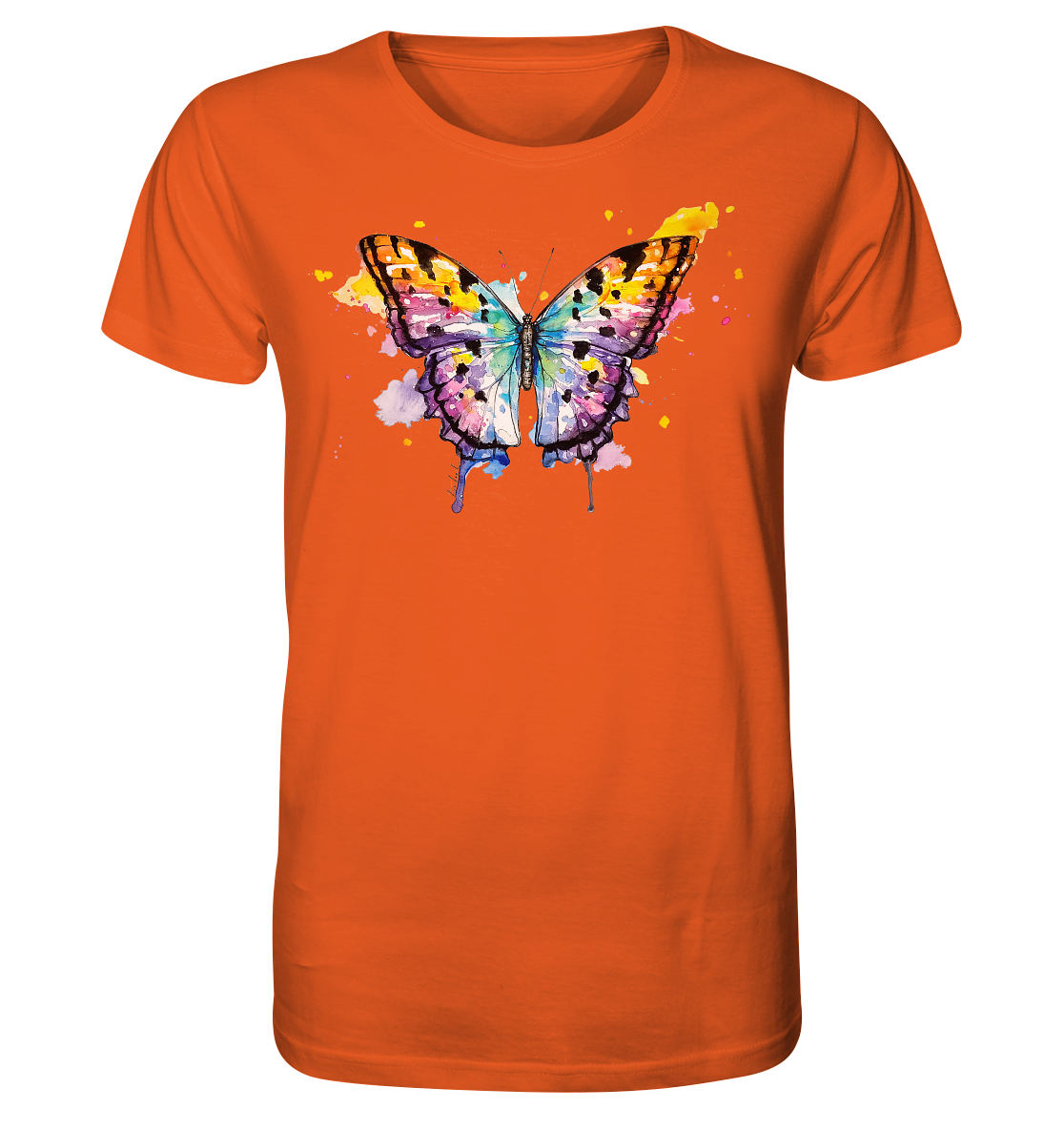 Bunter Schmetterling - Organic Shirt