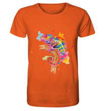 Lade das Bild in den Galerie-Viewer, Buntes Chamäleon  - Organic Shirt
