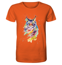 Lade das Bild in den Galerie-Viewer, Bunte Katze - Organic Shirt
