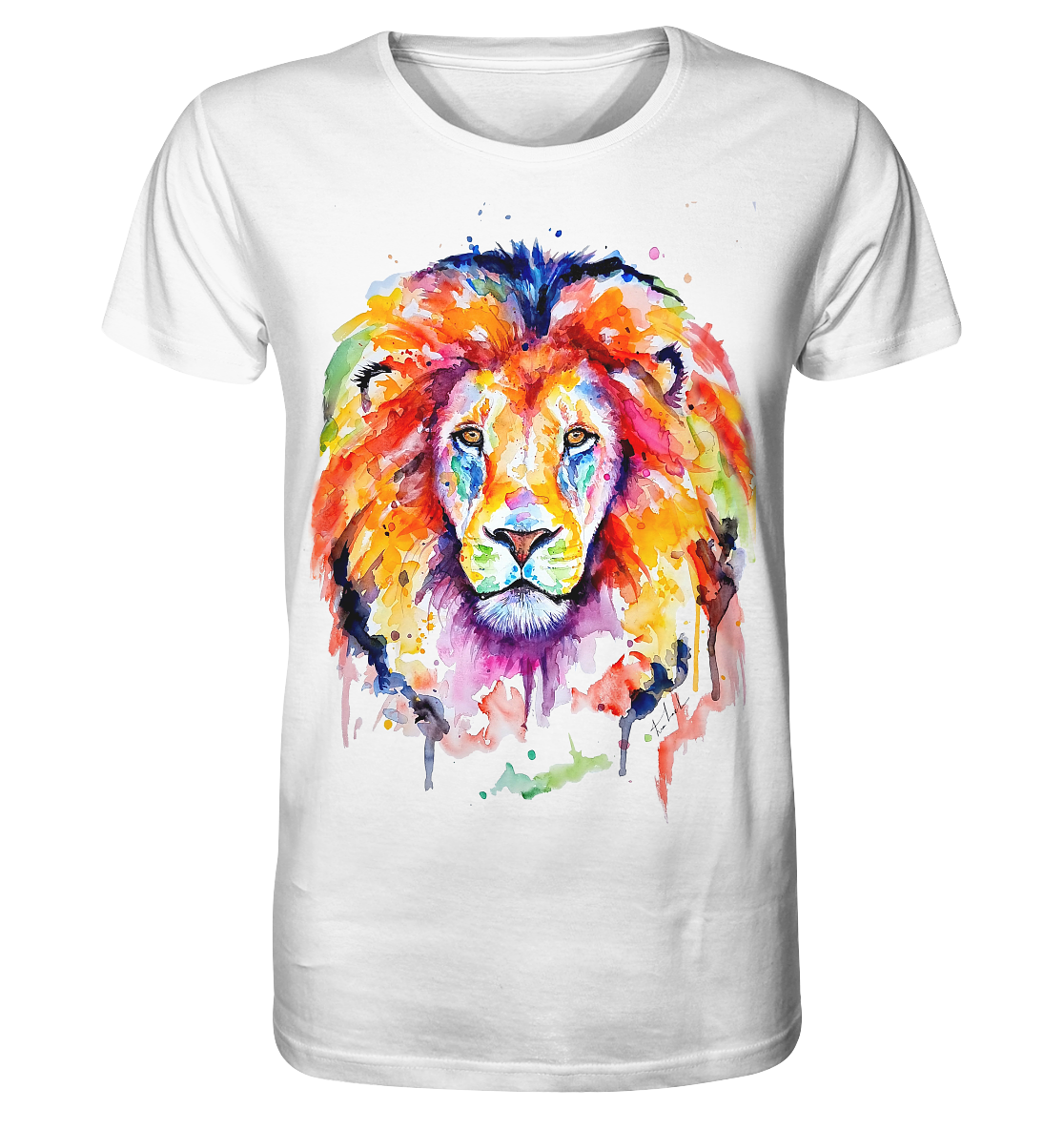 Bunter Löwe - Organic Shirt