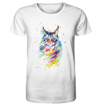 Lade das Bild in den Galerie-Viewer, Bunte Katze - Organic Shirt
