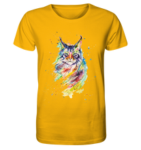 Lade das Bild in den Galerie-Viewer, Bunte Katze - Organic Shirt
