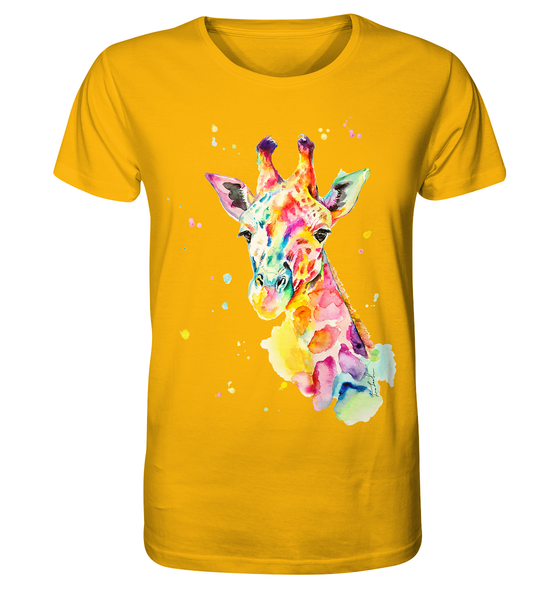 Bunte Giraffe - Organic Shirt