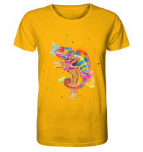 Lade das Bild in den Galerie-Viewer, Buntes Chamäleon  - Organic Shirt
