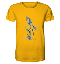 Lade das Bild in den Galerie-Viewer, Blaues Einhorn - Organic Shirt
