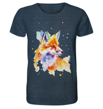 Lade das Bild in den Galerie-Viewer, Bunter Fuchs - Organic Shirt (meliert)
