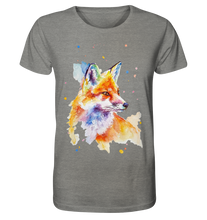 Lade das Bild in den Galerie-Viewer, Bunter Fuchs - Organic Shirt (meliert)
