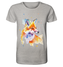 Lade das Bild in den Galerie-Viewer, Bunter Fuchs - Organic Shirt (meliert)

