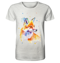 Lade das Bild in den Galerie-Viewer, Bunter Fuchs - Organic Shirt (meliert)
