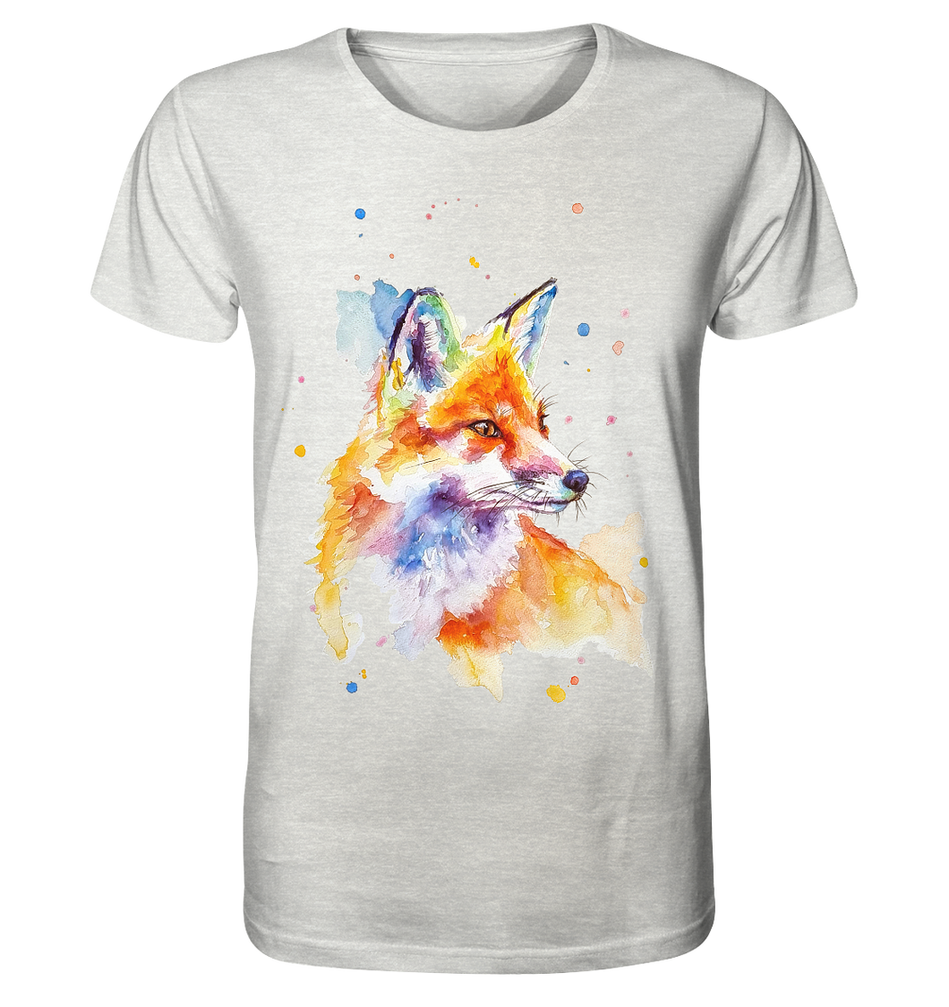 Bunter Fuchs - Organic Shirt (meliert)