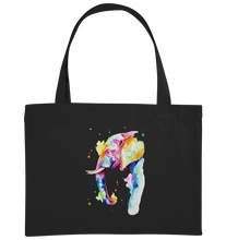Lade das Bild in den Galerie-Viewer, Bunter Elefant - Organic Shopping-Bag
