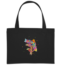 Lade das Bild in den Galerie-Viewer, Buntes Chamäleon  - Organic Shopping-Bag
