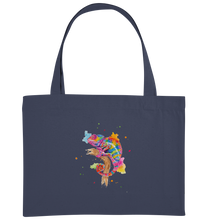 Lade das Bild in den Galerie-Viewer, Buntes Chamäleon  - Organic Shopping-Bag
