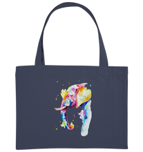 Lade das Bild in den Galerie-Viewer, Bunter Elefant - Organic Shopping-Bag
