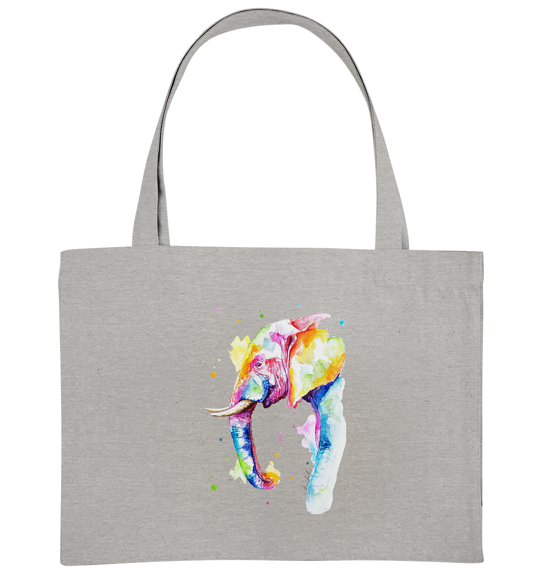 Bunter Elefant - Organic Shopping-Bag
