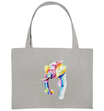 Lade das Bild in den Galerie-Viewer, Bunter Elefant - Organic Shopping-Bag
