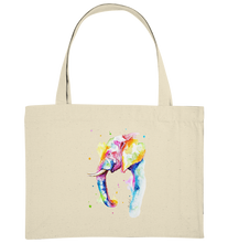 Lade das Bild in den Galerie-Viewer, Bunter Elefant - Organic Shopping-Bag
