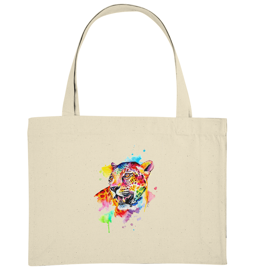 Bunter Leopard  - Organic Shopping-Bag