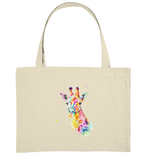 Lade das Bild in den Galerie-Viewer, Bunte Giraffe - Organic Shopping-Bag
