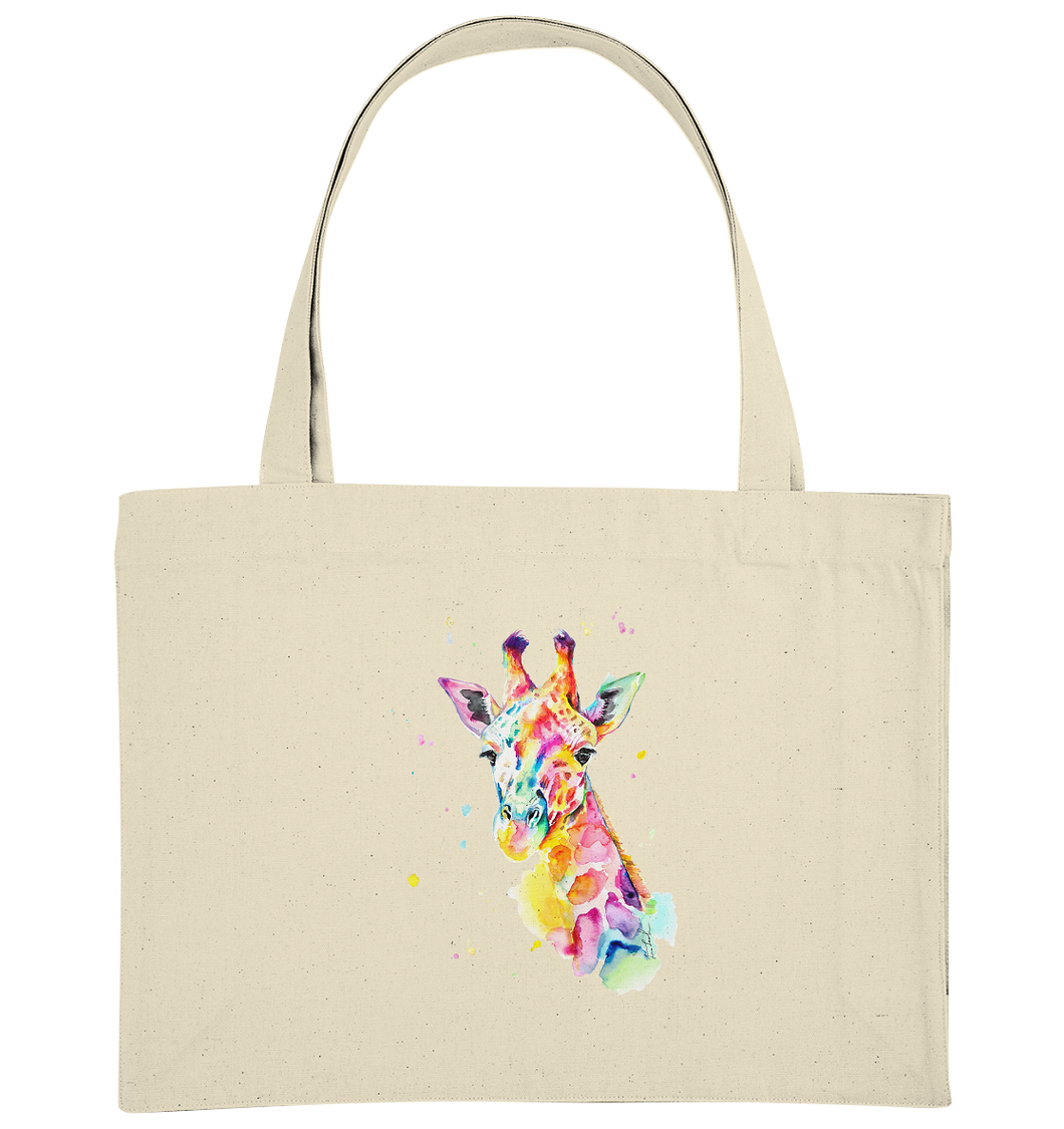 Bunte Giraffe - Organic Shopping-Bag