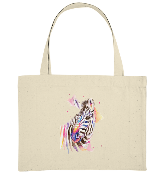 Buntes Zebra - Organic Shopping-Bag