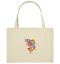 Lade das Bild in den Galerie-Viewer, Buntes Chamäleon  - Organic Shopping-Bag
