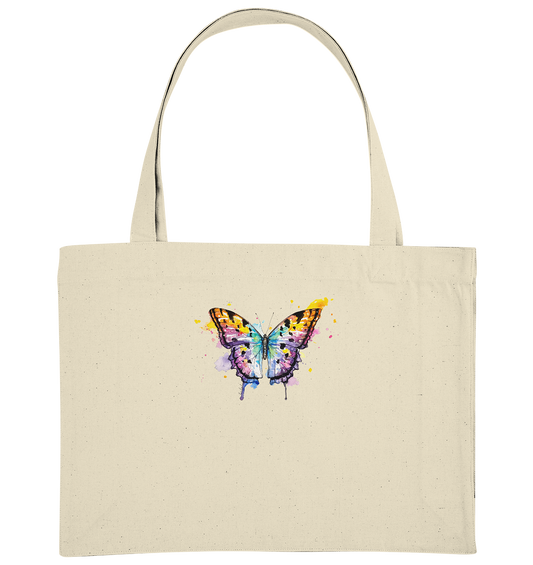 Bunter Schmetterling - Organic Shopping-Bag