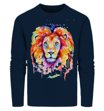 Lade das Bild in den Galerie-Viewer, Bunter Löwe - Organic Sweatshirt
