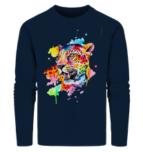 Lade das Bild in den Galerie-Viewer, Bunter Leopard  - Organic Sweatshirt
