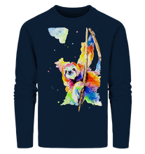 Lade das Bild in den Galerie-Viewer, Buntes Faultier - Organic Sweatshirt
