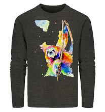 Lade das Bild in den Galerie-Viewer, Buntes Faultier - Organic Sweatshirt
